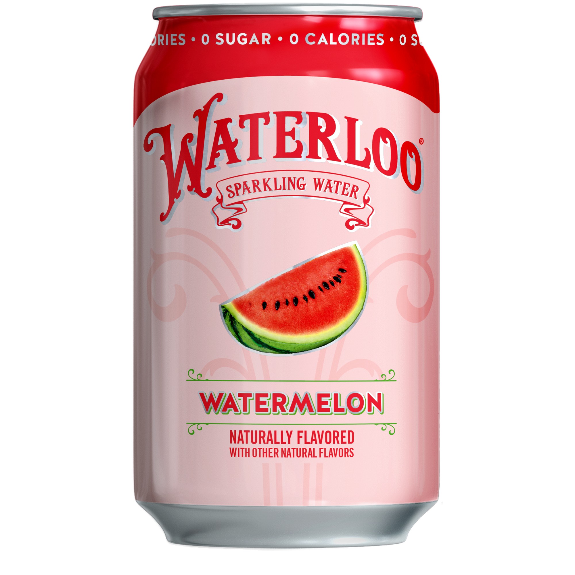 Waterloo Sparkling Water, Watermelon, 12 fl oz, 8 Pack Cans thumbnail 3