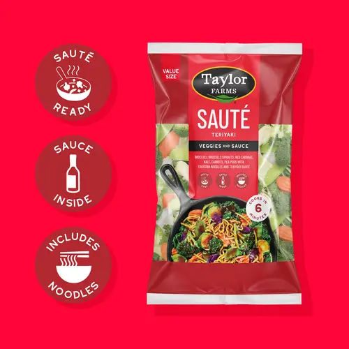 Taylor Farms Fresh Teriyaki Vegetable Meal Kit with Noodles, 23 oz thumbnail 3