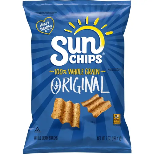 (1 PACK) SunChips Whole Grain Snacks, Original