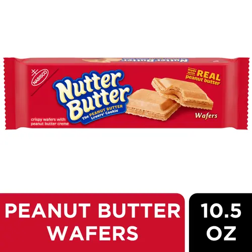 (1PACK) Nutter Butter Peanut Butter Wafer Cookies,