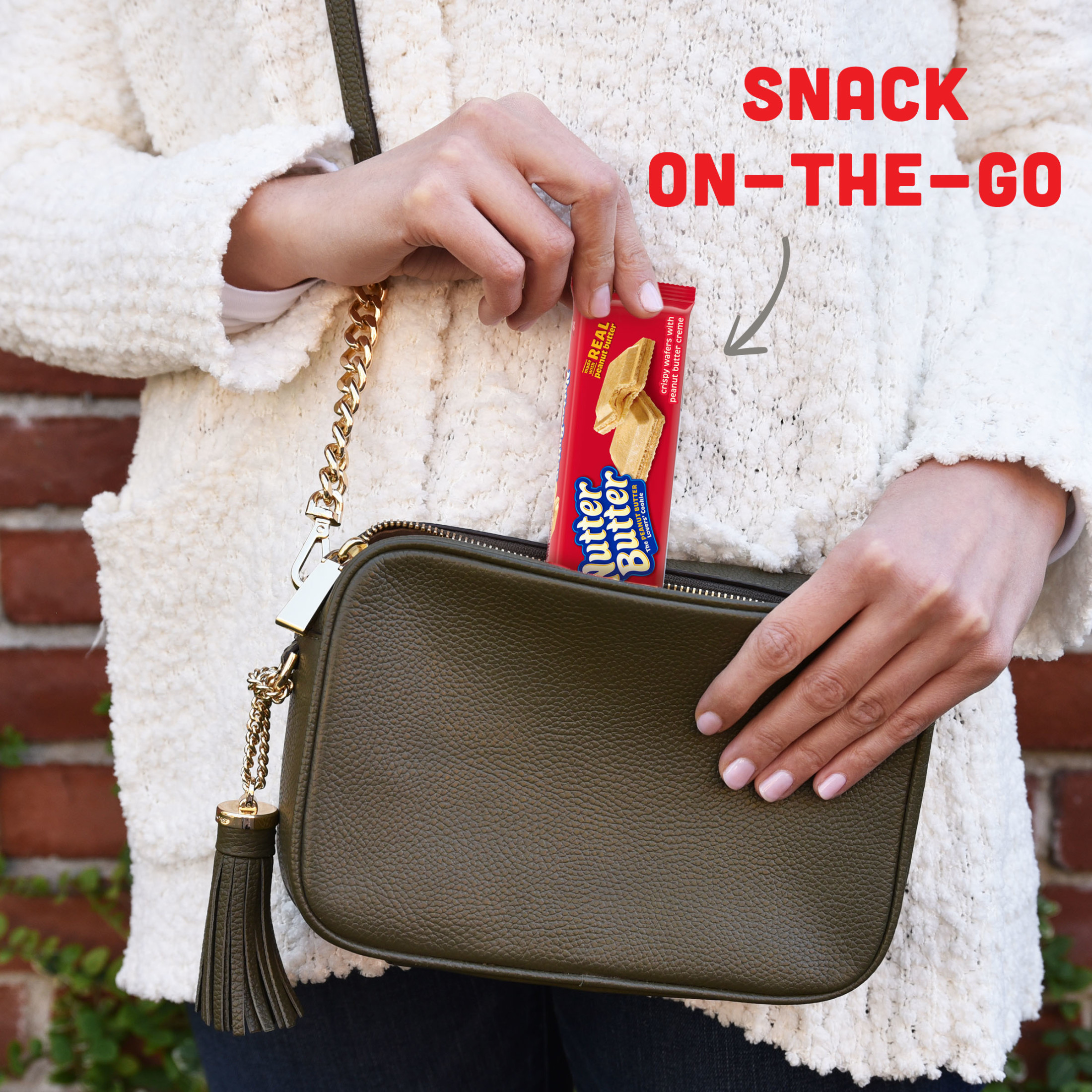 (1PACK) Nutter Butter Peanut Butter Wafer Cookies, thumbnail 3