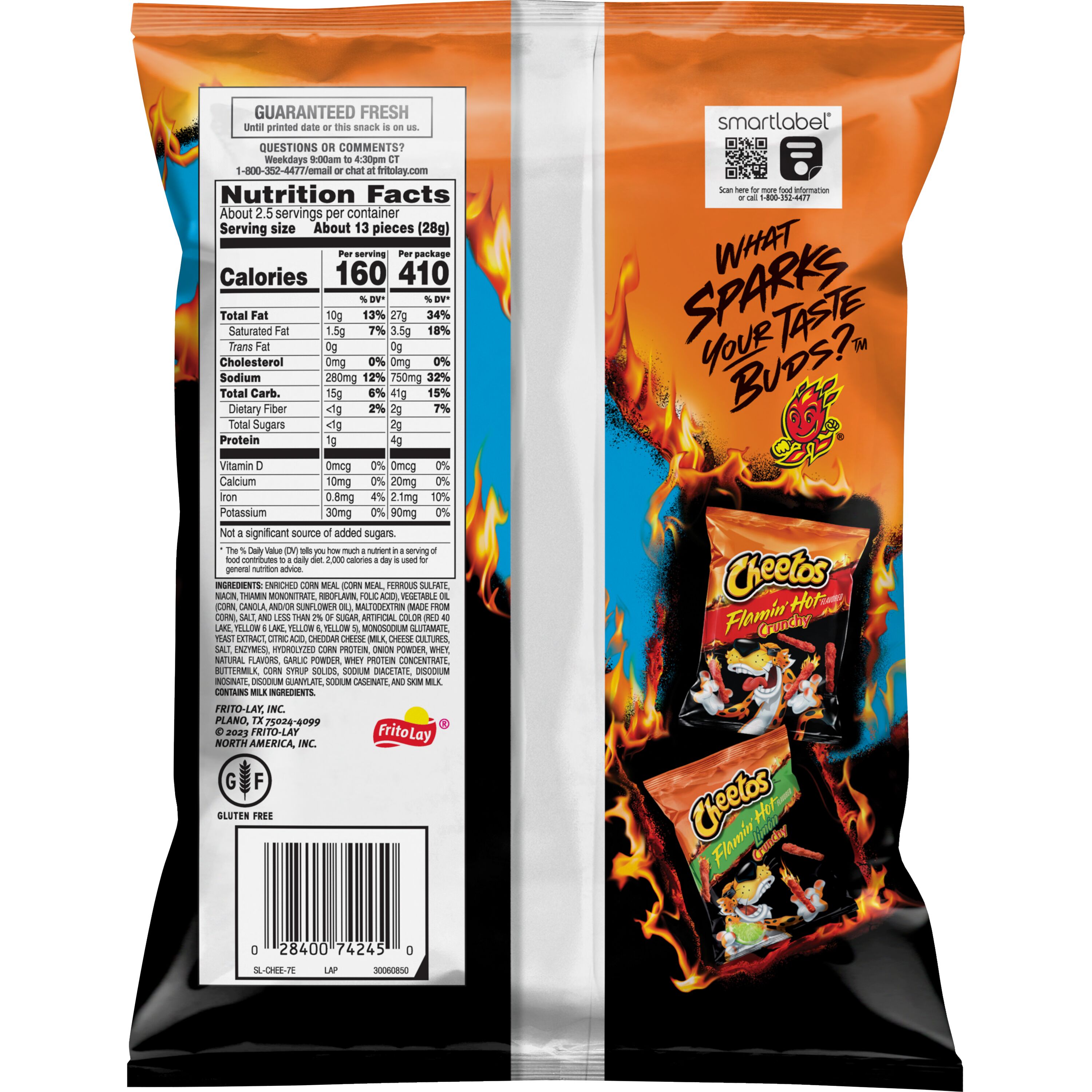 Cheetos Puffs Cheese Snacks Flamin' Hot Flavored,1PACK thumbnail 2