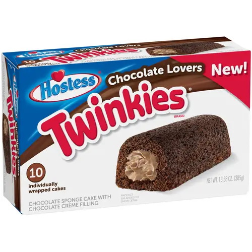 ( 13.58 oz, 1 PACK ), HOSTESS Chocolate Cake TWINKIES Snack Cakes thumbnail 2