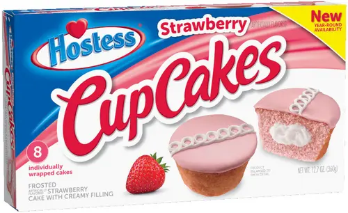 ( PACK OF 1 ), Hostess Strawberry Cupcakes 8 count 12.7 ounces thumbnail 2