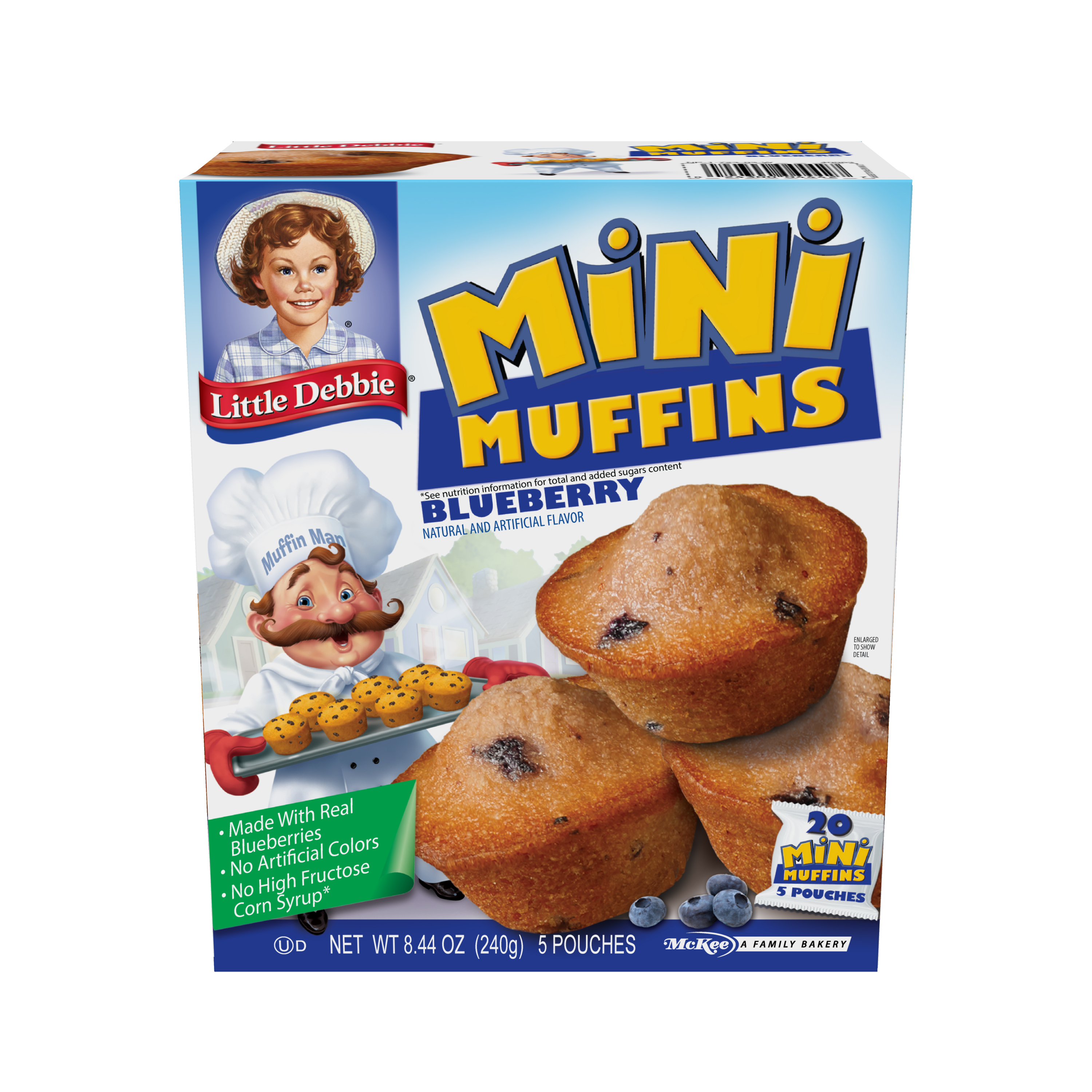 Little Debbie Blueberry Mini Muffins ,1PK thumbnail 3
