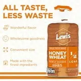 Lewis Bake Shop Honey Wheat Half Loaf Bread, 1/2 Loaf, 12 oz pack of 3 thumbnail 4