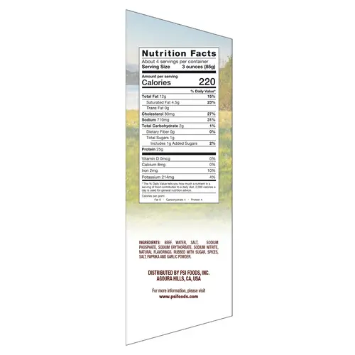 Stoneridge Ranch Deli Shaved Pastrami 14oz Tray Pack thumbnail 3