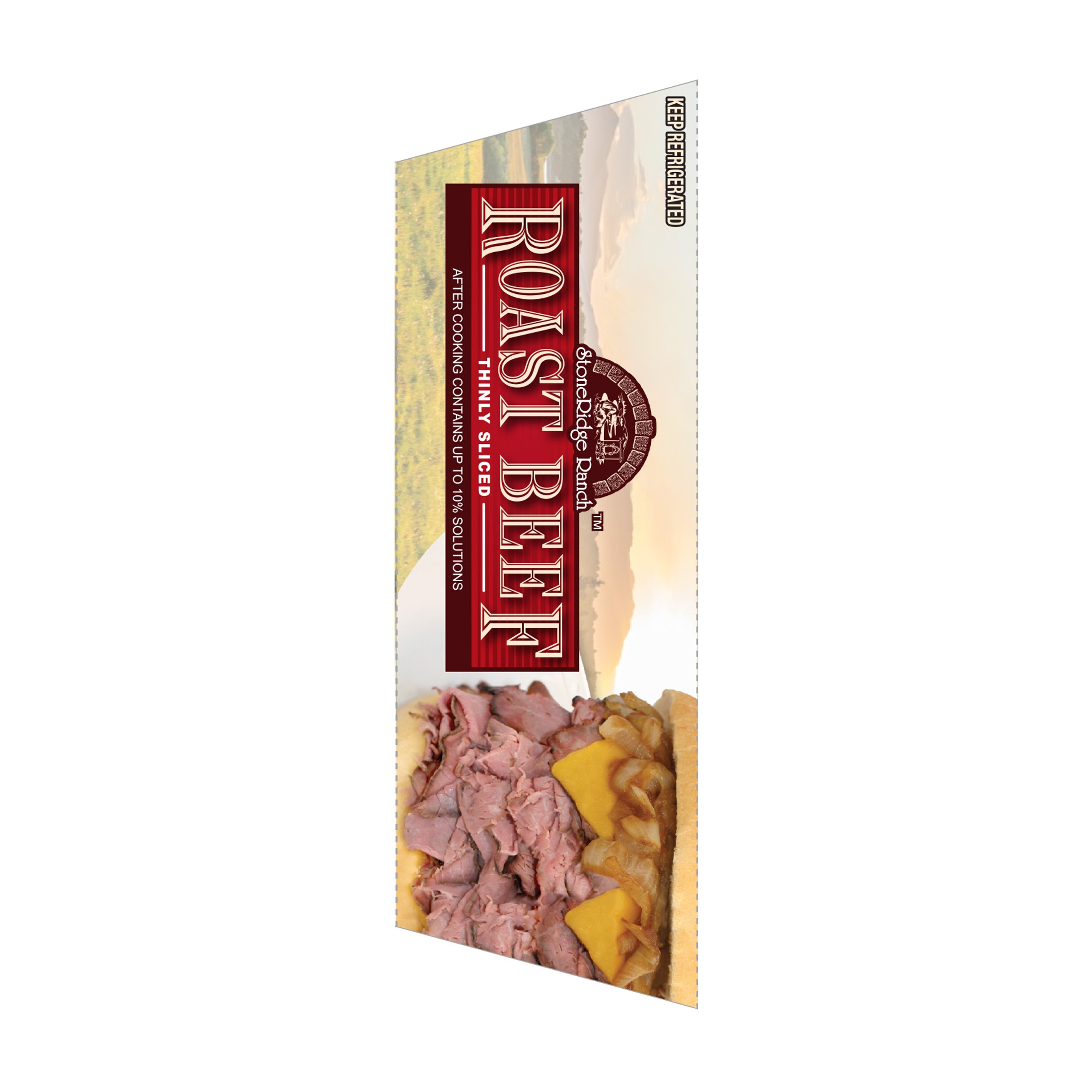 StoneRidge Ranch Thinly Sliced Roast Beef - 14oz USDA-Inspected Beef - Fully Cooked thumbnail 4