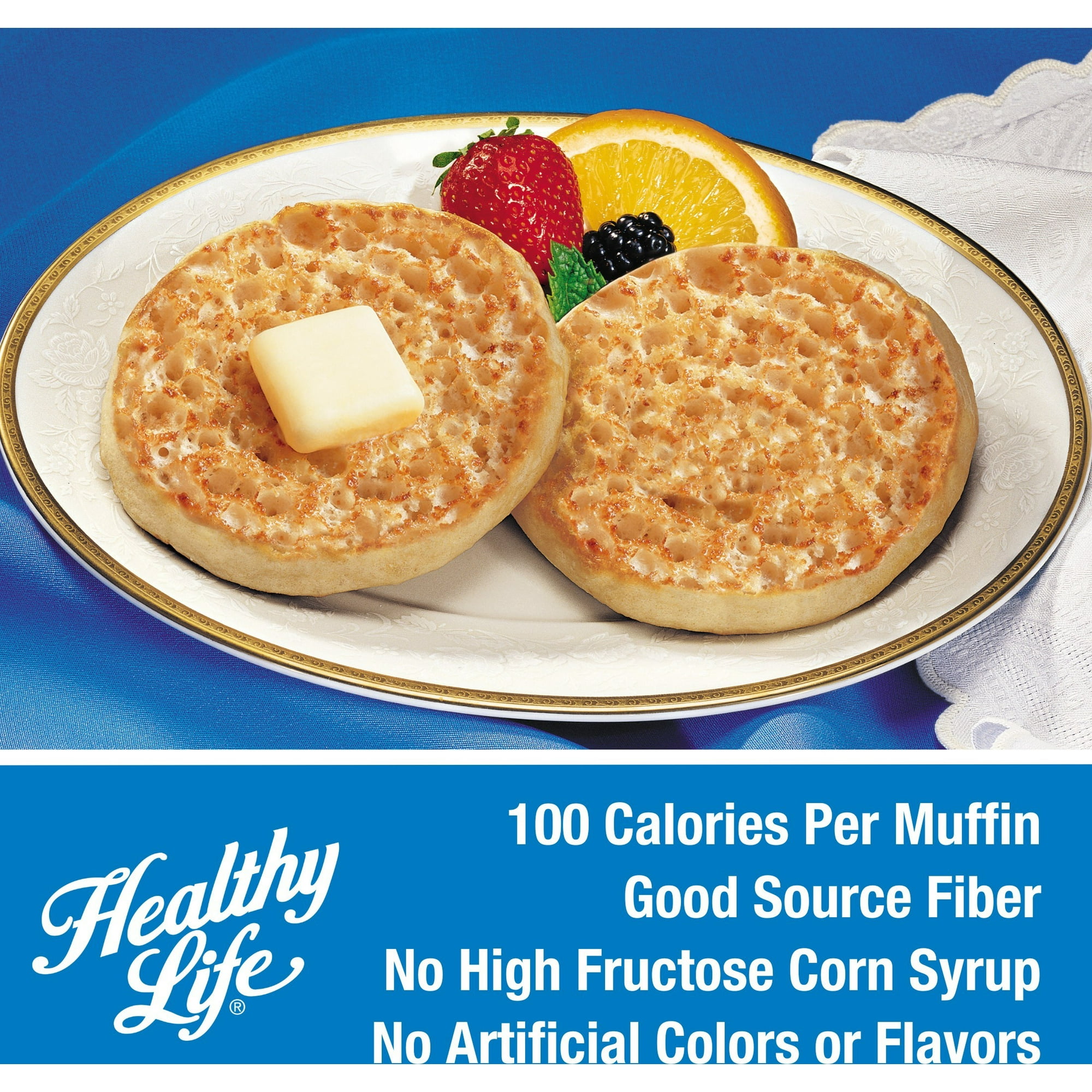 Lewis Bake Shop Healthy Life White English Muffins, 8 oz, 4 Count... thumbnail 4