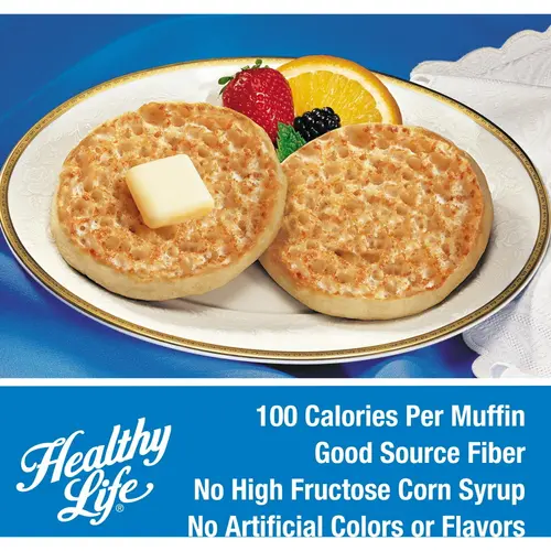 Lewis Bake Shop Healthy Life White English Muffins, 8 oz, 4 Count... thumbnail 4