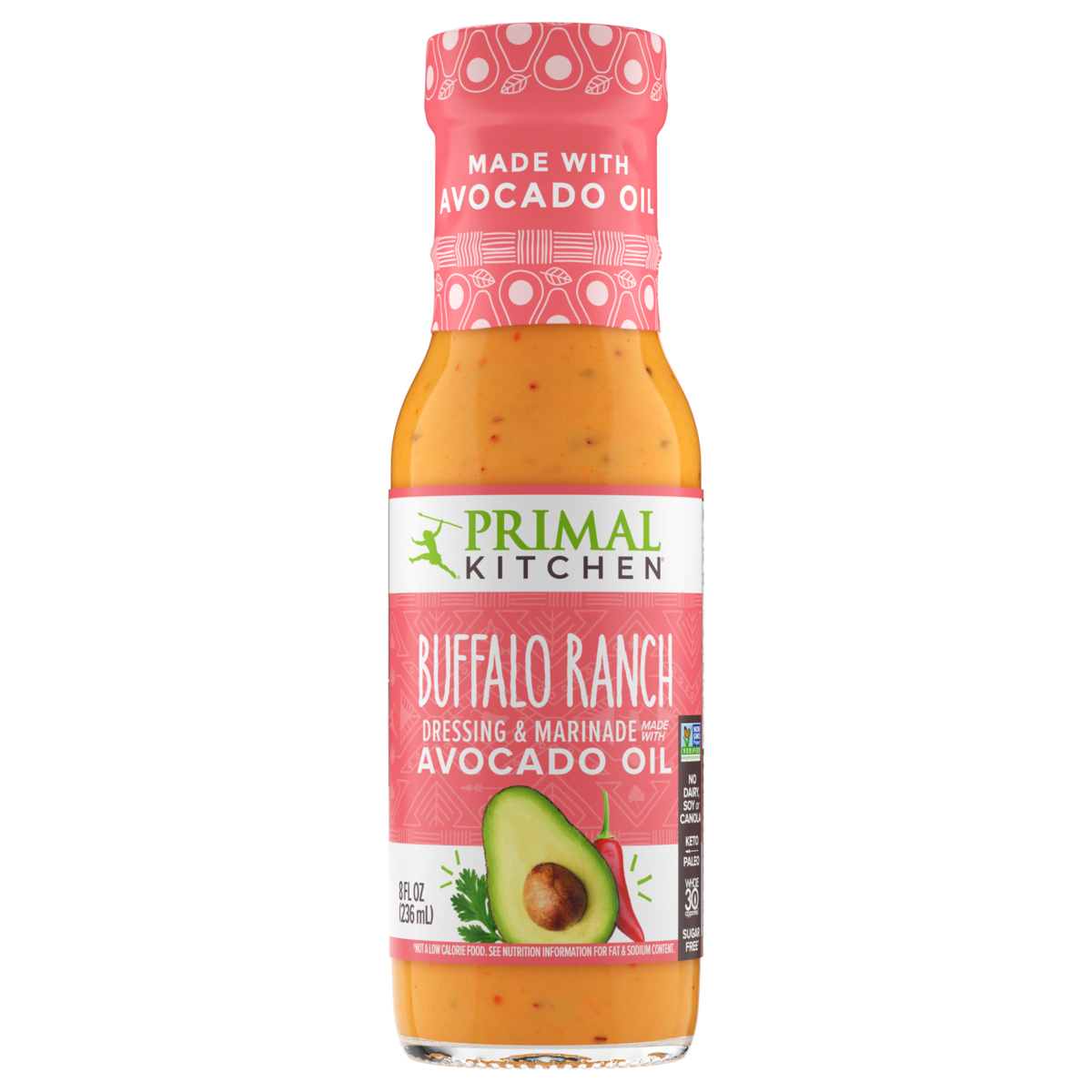 Primal Kitchen Buffalo Ranch Dressing made with Avocado Oil, 8 fl oz