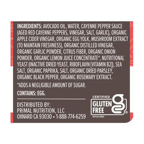 Primal Kitchen Buffalo Ranch Dressing made with Avocado Oil, 8 fl oz thumbnail 4