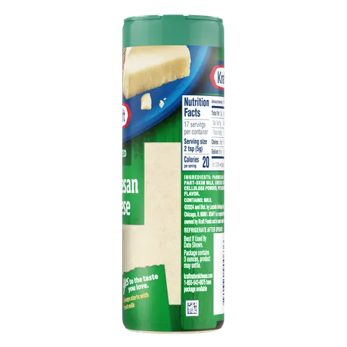 Kraft Grated Parmesan Cheese Shaker 3 oz Bottle thumbnail 3