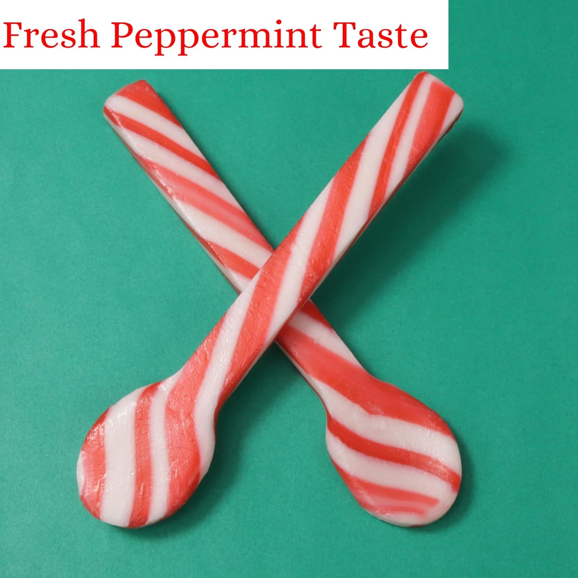 Christmas Candy Cane Spoons, Hot Chocolate Peppermint Stirrers, 12 Count, 5.08 Ounces thumbnail 4