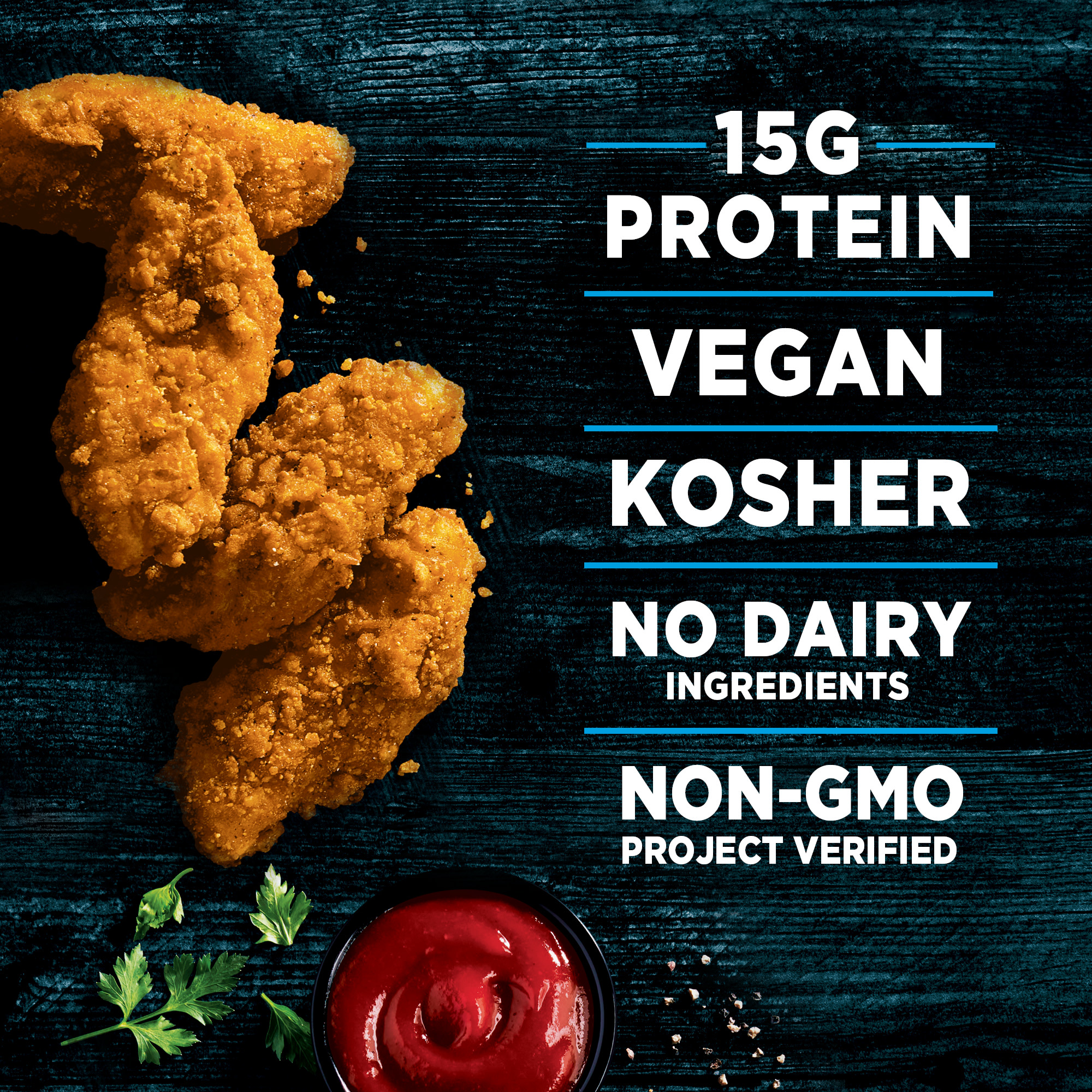 Gardein Ultimate Plant-Based Chick'n Tenders, Vegan, 15 oz (Frozen) thumbnail 3