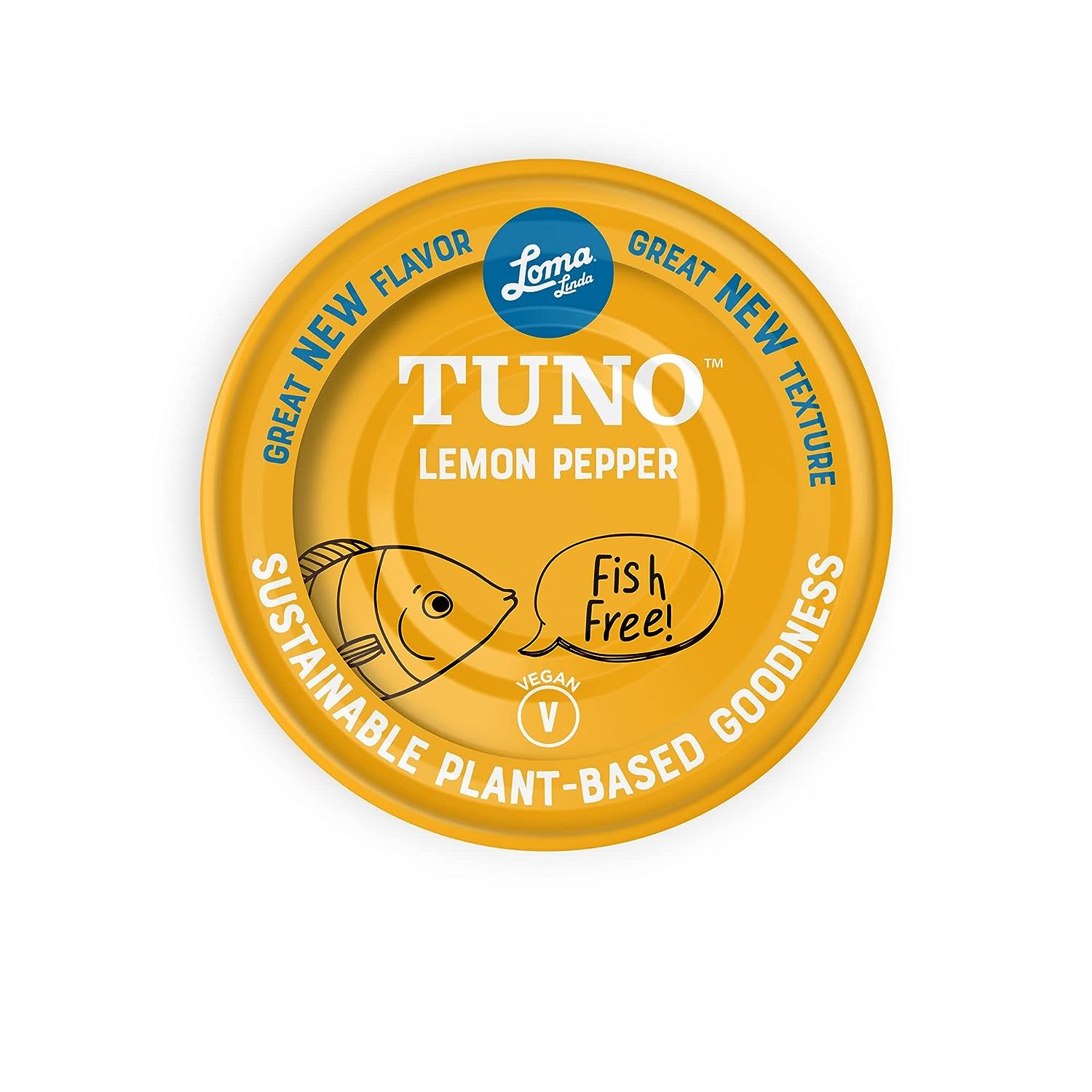 Loma Linda Tuno - Plant-Based - Lemon Pepper (5 oz.) (6-Pack ) - Non-GMO, Ocean Safe, Omega 3, Seafood Alternative thumbnail 2