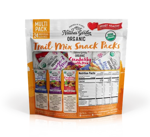 Nature's Garden Organic Trail Mix Snack Packs (Pack of 1) thumbnail 3
