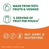 GoGo squeeZ Fruit & veggieZ Applesauce and Puree Variety Pack, Jurassic Pear, Roarrrr Berry, Prehistoric Peach Snack Pouches thumbnail 4