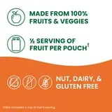 GoGo squeeZ Fruit & veggieZ Applesauce and Puree Variety Pack, Jurassic Pear, Roarrrr Berry, Prehistoric Peach Snack Pouches thumbnail 4