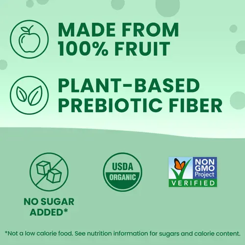 GoGo squeeZ Happy BrainZ Apple Banana Pineapple Orange Snack Pouches, 3.2 oz, 10 Pack thumbnail 3