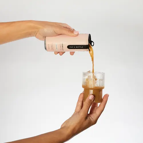 Pop & Bottle Vanilla Oat Milk Latte + Collagen, Organic, Shelf-Stable/ Ambient, 8 fl oz thumbnail 3