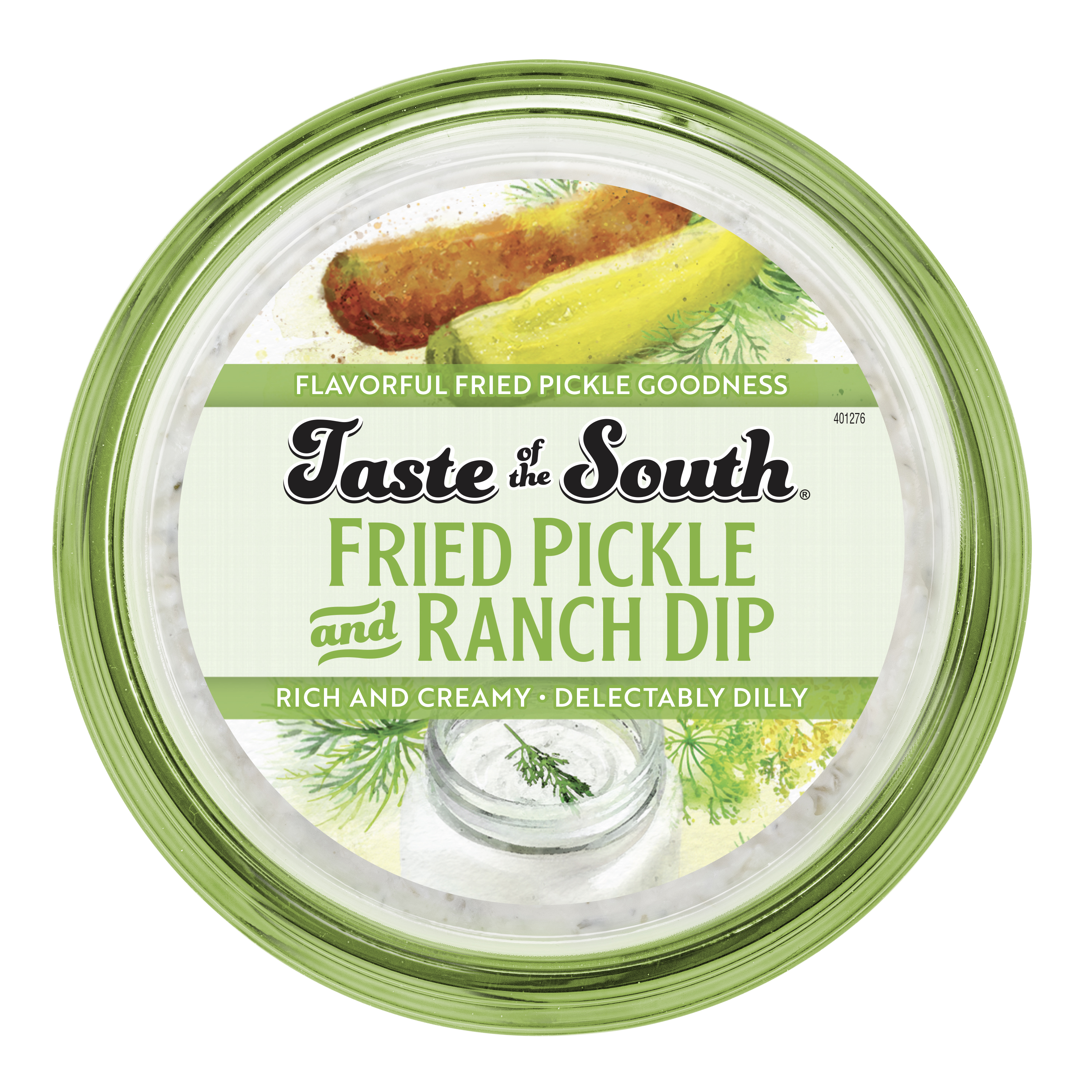 Taste of the South Fried Pickle & Ranch Dip, 10 oz (Refrigerated, Tub, Spread) thumbnail 3