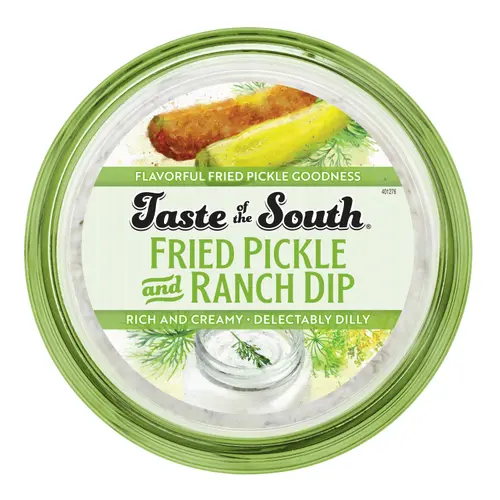 Taste of the South Fried Pickle & Ranch Dip, 10 oz (Refrigerated, Tub, Spread) thumbnail 3