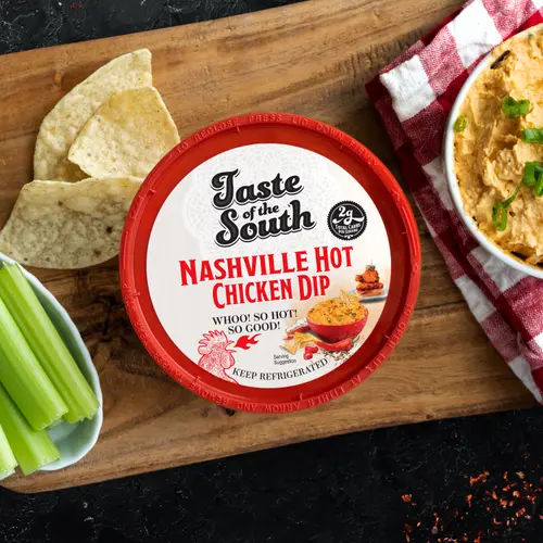 Taste of the South Nashville Hot Chicken Dip, 10 oz (Refrigerated, Tub, Spread) thumbnail 2