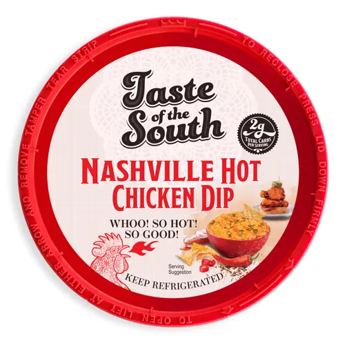Taste of the South Nashville Hot Chicken Dip, 10 oz (Refrigerated, Tub, Spread) thumbnail 3