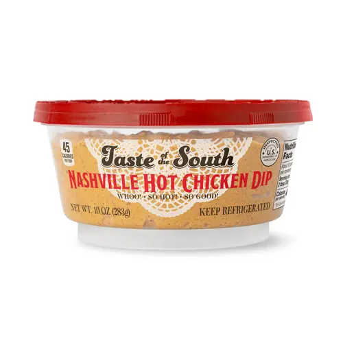 Taste of the South Nashville Hot Chicken Dip, 10 oz (Refrigerated, Tub, Spread) thumbnail 4