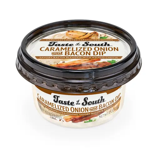 Taste of the South Caramelized Onion & Bacon Dip, 10 oz (Refrigerated, Tub, Spread)