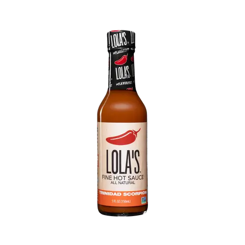 Lola's Fine Hot Sauce - Trinidad Scorpion - 6 Pack Bundle thumbnail 2