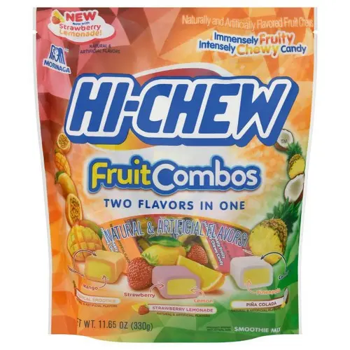 6010586 CHEWY CDY FRT MX 11.65OZ Morinaga Hi-Chew Fruit Combo Mix Chewy Candy 11.65 oz