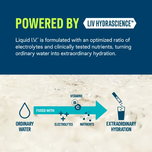 Liquid I.V.Â® Tropical Punch Hydration MultiplierÂ® Powdered Electrolyte Drink Mix, 6 Count Packets thumbnail 4