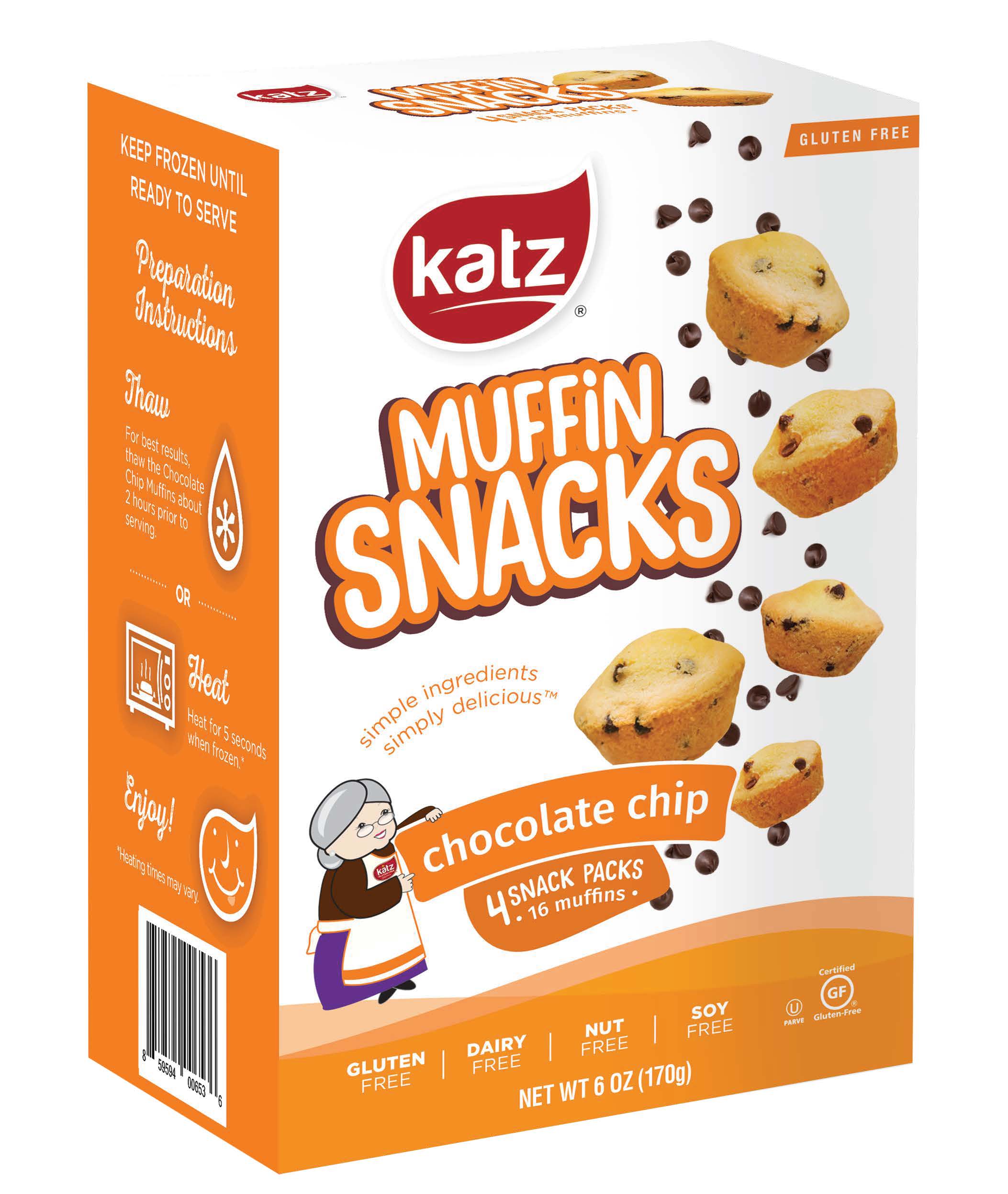 Katz Gluten Free Muffin Snacks | Gluten Free, Dairy Free, Nut Free, Soy Free, Kosher| 3 Pack thumbnail 3