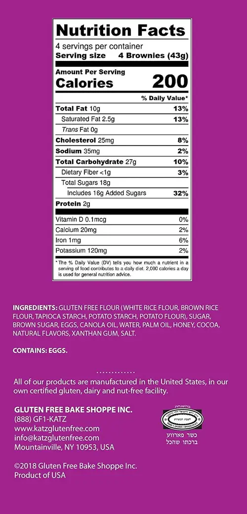 Katz Gluten Free Muffin Snacks | Gluten Free, Dairy Free, Nut Free, Soy Free, Kosher| 3 Pack thumbnail 4