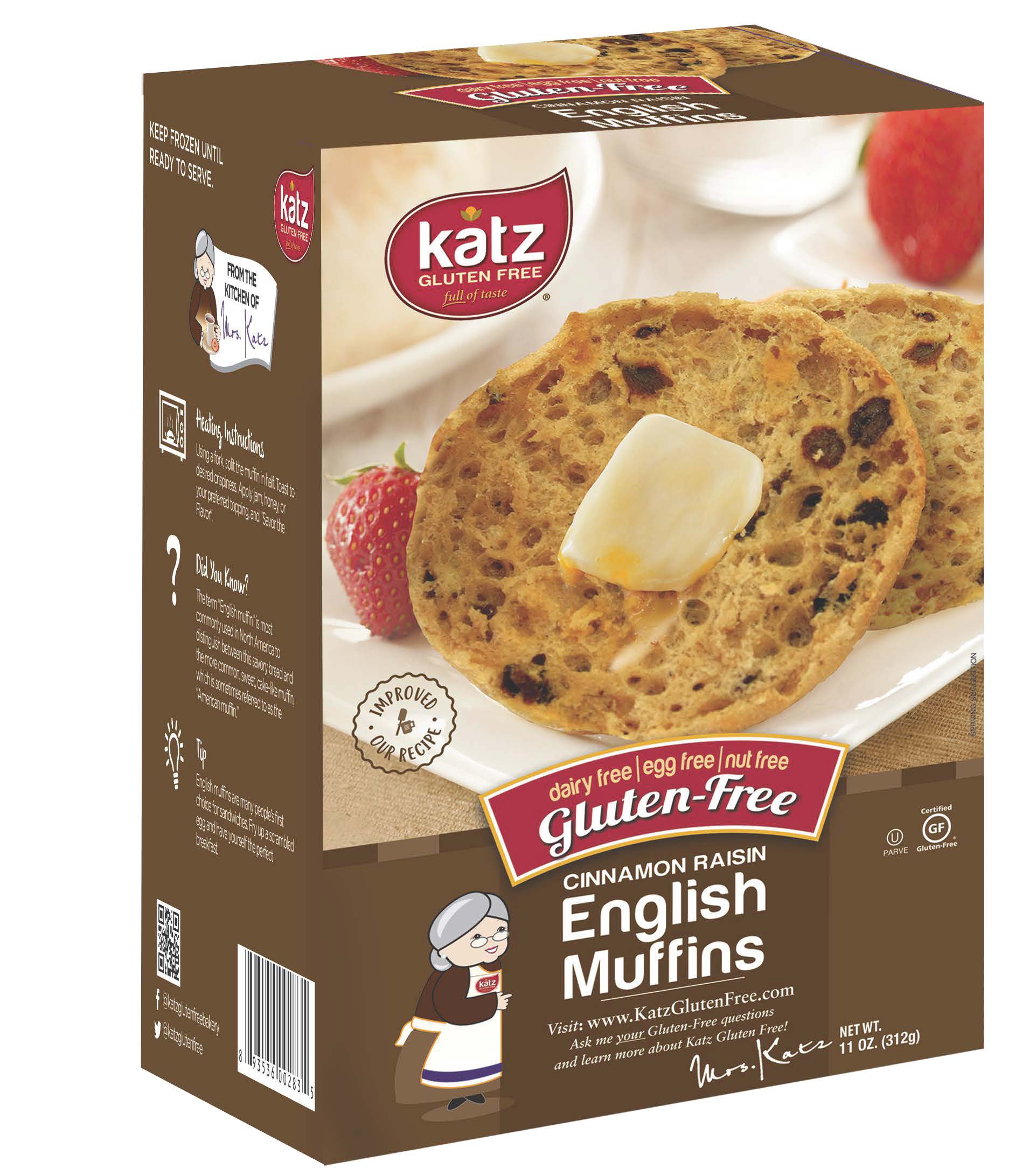 Katz Gluten Free English Muffins - 1 | Gluten Free, Dairy Free, Nut Free, Eggs Free, Kosher| 4 Pack thumbnail 3