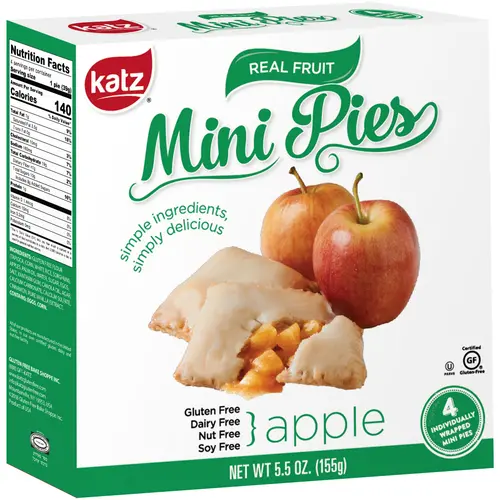 Katz Gluten Free Mini Pies | Gluten Free, Dairy Free, Nut Free, Soy Free, Kosher| 6 Pack thumbnail 2