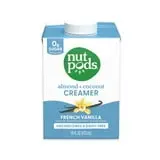 nutpods French Vanilla Unsweetened Dairy Free Shelf Stable Creamer, 16 oz