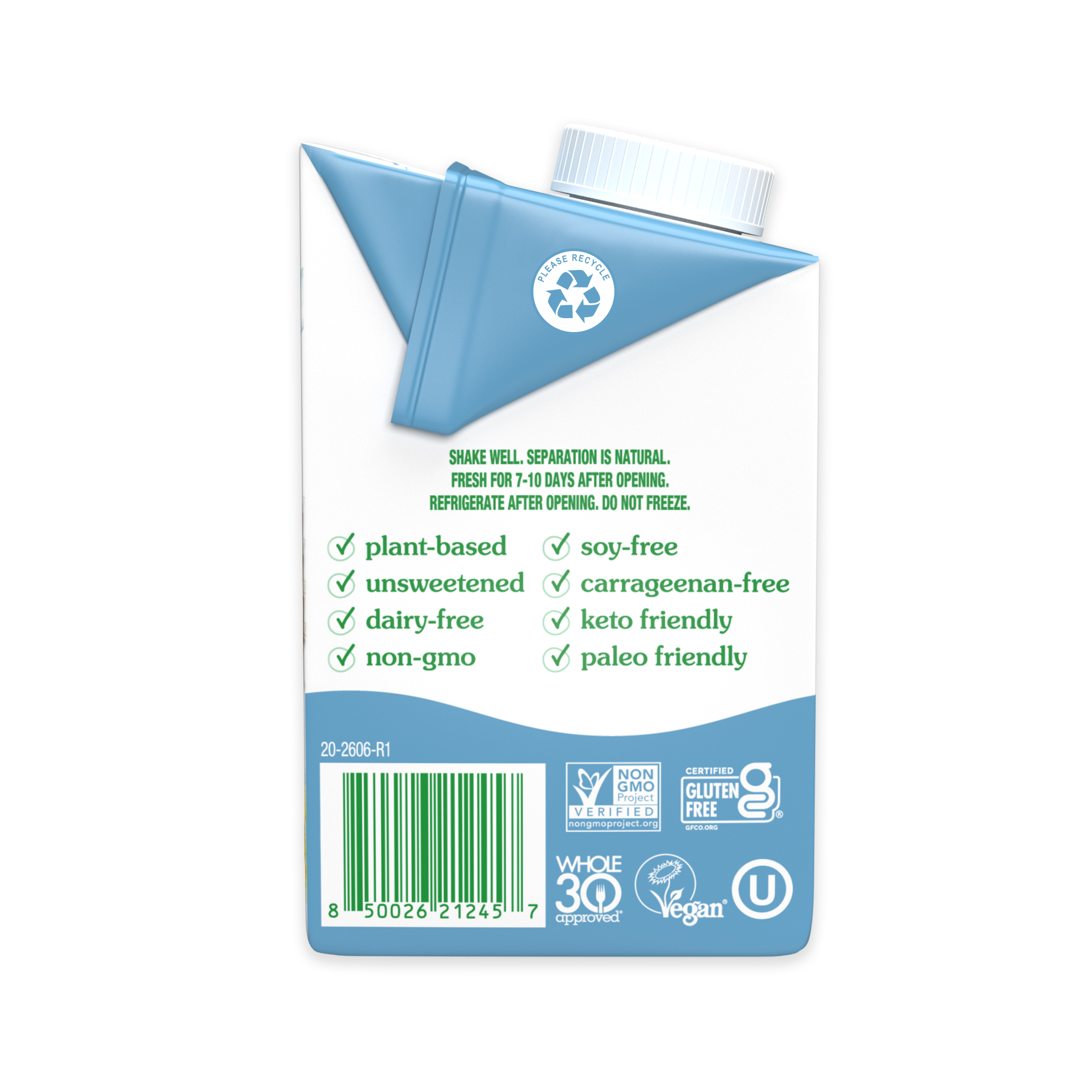 nutpods French Vanilla Unsweetened Dairy Free Shelf Stable Creamer, 16 oz thumbnail 3