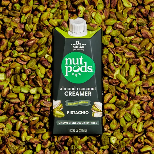 nutpods Pistachio Unsweetened Dairy-Free Coffee Creamer 11.2oz 4-pack thumbnail 4