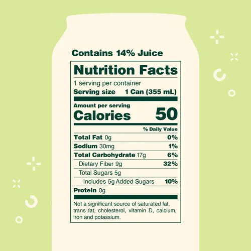 OLIPOP Prebiotic Soda, Ginger Ale, 12 fl oz, Refrigerated thumbnail 4