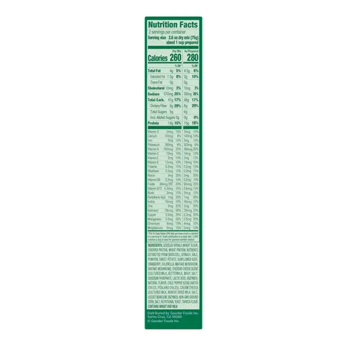 Goodles Mac & Cheese Down the Hatch Noodles, Cheddar Chile Popper, Fusilli, Shelf-Stable, 5.25 oz thumbnail 2