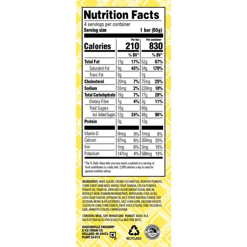 Little Debbie Nutty Bars Ice Cream Bars, 12 fl oz, 4 Count thumbnail 3