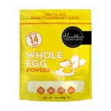 Healthier Comforts Whole Egg Powder 21oz | Pasteurized, Ready to Eat | Gluten Free, Made in USA | Perfect for Baking, Camping, H