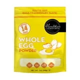 Healthier Comforts Whole Egg Powder 21oz | Pasteurized, Ready to Eat | Gluten Free, Made in USA | Perfect for Baking, Camping, H