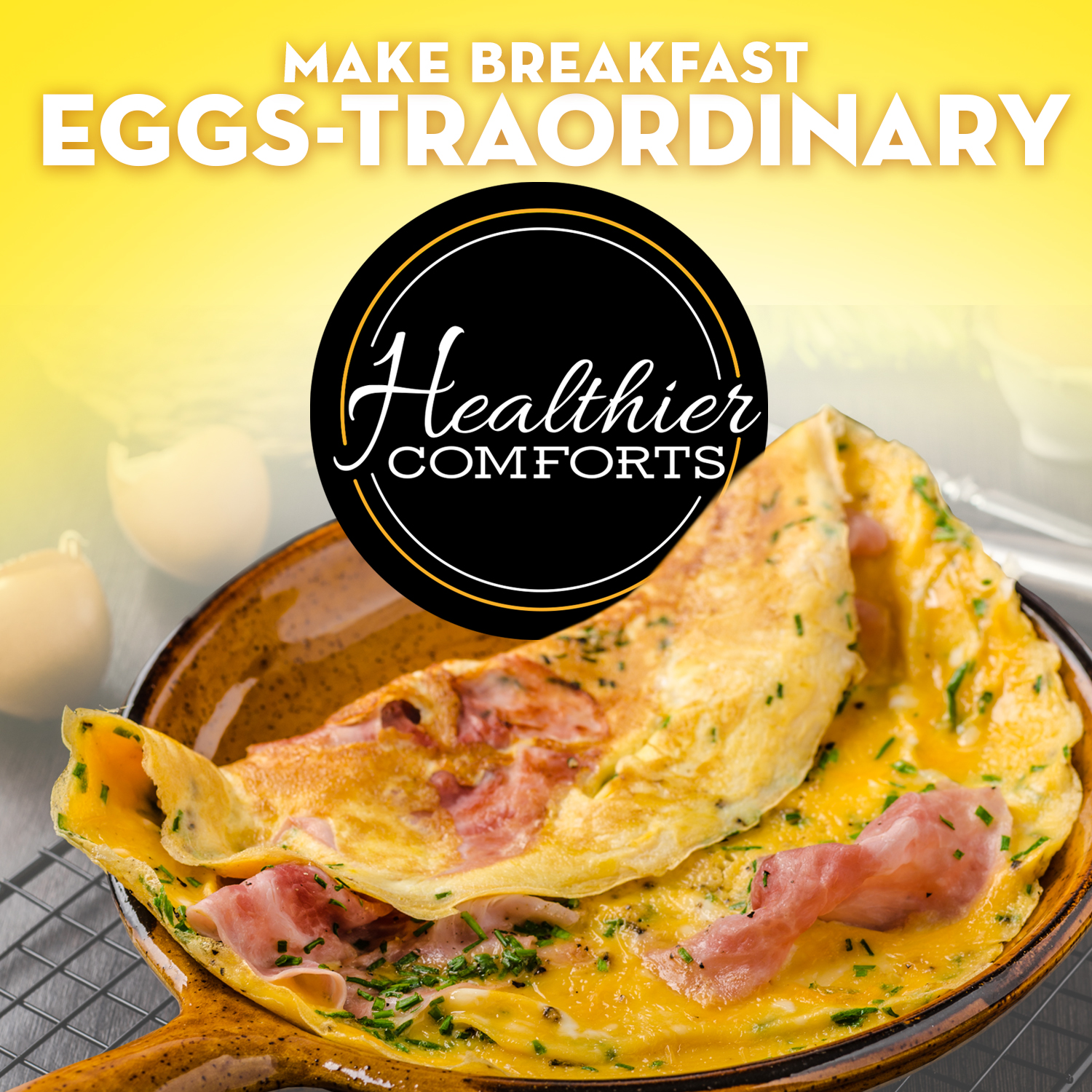 Healthier Comforts Whole Egg Powder 21oz | Pasteurized, Ready to Eat | Gluten Free, Made in USA | Perfect for Baking, Camping, H thumbnail 3