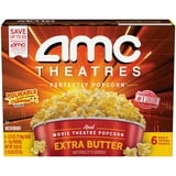 AMC Theatres Microwave Popcorn 6ct, Extra Butter