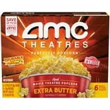 AMC Theatres Microwave Popcorn 6ct, Extra Butter