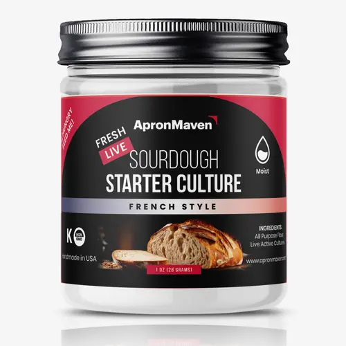 Apron Maven Premium Fresh Live Sourdough Starter Culture - 1 oz - Italian Ischia Island Style thumbnail 4